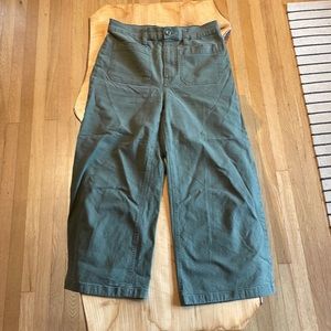 Point Sur Pastel Pink Wide Leg Cropped Casual Beach Vacation Pants Size 29